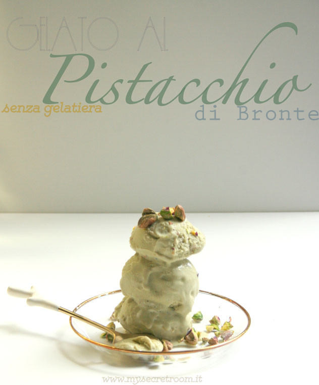 gelato al pistacchio di bronte senza gelatiera