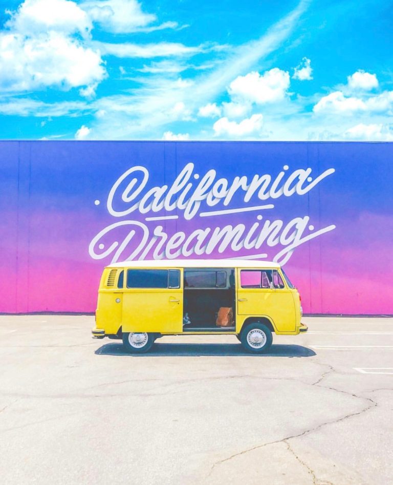 MURO CALIFORNIA DREAMING A LOS ANGELES