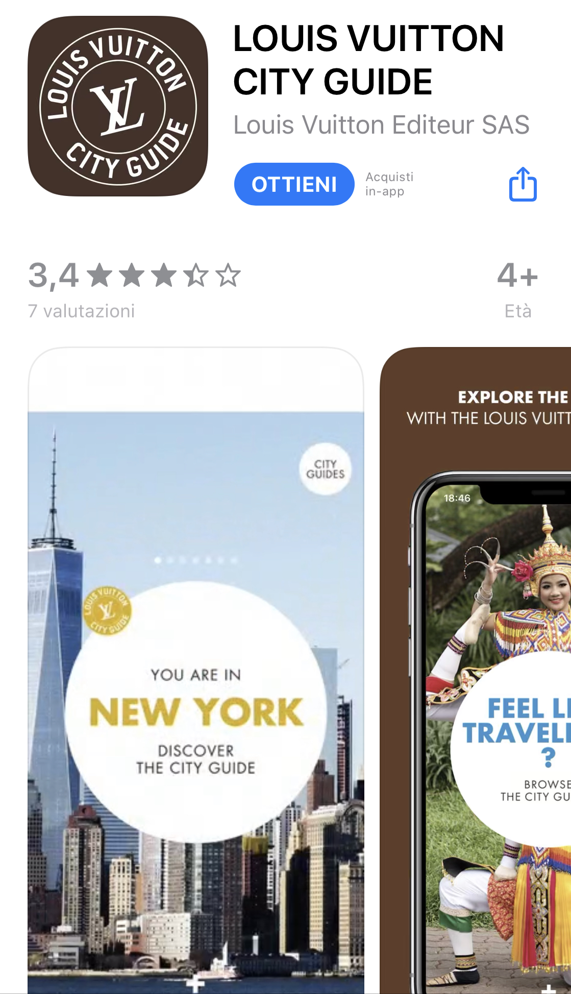 City Guide di Louis Vuitton App